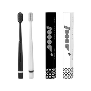 Cepillo de dientes Fancy Eight Bundle, 10000 cerdas, cerdas suaves, manual, de primera calidad, para uso adulto, en blanco y negro - Product Image 5