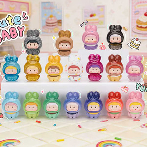 Boîte Mystère Lapin Sauter 16 Pièces Figurines Mignonnes à Collectionner Jouet Cadeau Dessin Animé - Product Image 1