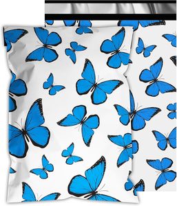 Bolsas de Envío con Estampado de Mariposas para Ropa - Sobres de Correo Impermeables y Resistentes a Desgarros - Bolsas de Embalaje Autosellables - Product Image 1