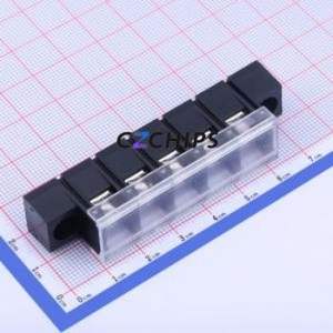 KF58SM-10.0-5P Barrier Terminal Block Through hole Component (THT),P=10mm Connector With Cover Plate 10mm 1x5P Straight Pin - Product Image 1