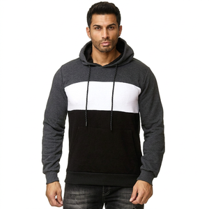 Sudadera con Capucha para Hombre, Personalizable con Logotipo Frontal, de Poliéster/Algodón, Estilo Casual, Manga Larga, Color en Contraste, Secado Rápido y Transpirable - Product Image 1