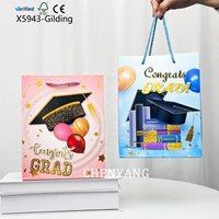 Promotion : 40 sacs en papier personnalisés de luxe pour bébé Mubarak, 12 sacs en papier gaufrés avec feuille d'aluminium pour anniversaire, qualité supérieure