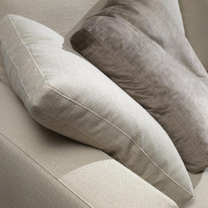 Sofá de Tres Plazas para Sala de Estar, Moderno, Nórdico, con Esponja de Alta Densidad Rellena de Látex, Funda de Lino y Algodón, Desmontable, Lavable - Product Image 4