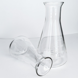 Tùy chỉnh 25-2000ml thủy tinh borosilicate erlenmeyer Flask hóa học labware dày tường tốt nghiệp hình nón <span class=keywords><strong>flasks</strong></span> - Product Image 5