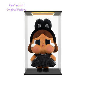 Caja <span class=keywords><strong>de</strong></span> exhibición <span class=keywords><strong>de</strong></span> lámpara <span class=keywords><strong>de</strong></span> eco acrílica, cubierta antipolvo para <span class=keywords><strong>Lego</strong></span>, modelo Gundam ciego <span class=keywords><strong>de</strong></span> mano, almacenamiento, forma rectangular - Product Image 1