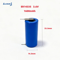 Baterai Lithium Primer LISUN ER14335 2/3AA 3.6V Cocok untuk Pemrogram Meteran Listrik Pintar