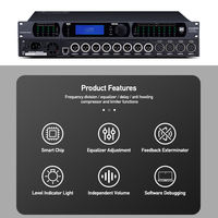 CX4800 Processeur Audio Professionnel Logiciel Compatible Traitement Audio DSP 32 Bits Système de Contrôle Haut-parleur 4x8