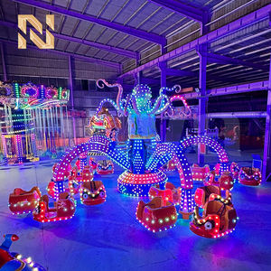 Manège de fête foraine Fly Polyp Octopus, manège rotatif géant en forme de pieuvre pour parc d'attractions, vente - Product Image 3