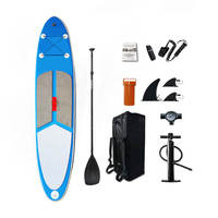 Planche à pagaie gonflable de 10,8 pieds, planche à pagaie tout usage ISUP, avec pompe et pack d'accessoires