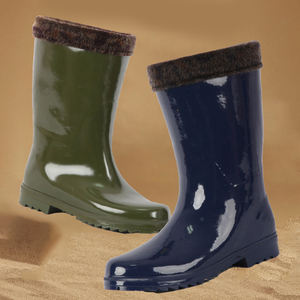 Nouvelle collection Offre Spéciale bottes de pluie en plein air anti-dérapantes chaudes doublées de fourrure pour hommes bottes de pêche à la neige d'hiver - Product Image 4