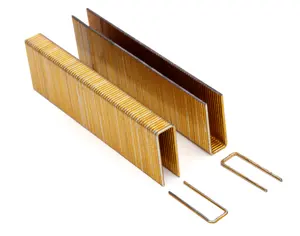 18 gauge 92/40 height u type 5/16 inch narrow crown pneumatic medium wire galvanize crown staple for wood furniture