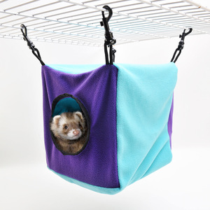 Nido Colgante Cálido de Algodón para Mascotas Pequeñas, Cueva para Ratones, Ardillas, Peces de Azúcar, Cobayas y Loros, para Todas las Estaciones - Product Image 1