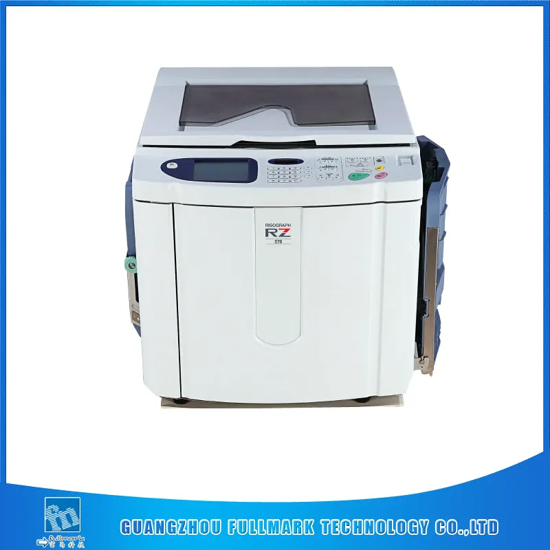 Utilizzato risos duplicatore digitale rz370 A3 risos macchina da stampa fornitore in cina