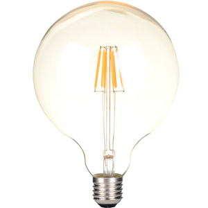 Shineu khói màu xám <span class=keywords><strong>LED</strong></span> Edison bóng đèn G125 G80 G95 hình cầu gương DC điều khiển từ xa mềm mại ấm trắng trang trí dân cư CE - Product Image 2