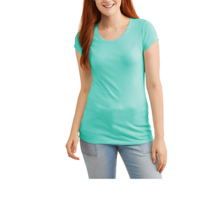 BD fournisseur haute qualité femmes grande taille Fitness entraînement sport T-Shirt respirant uni coton courte longueur décontracté Logo - Product Image 5