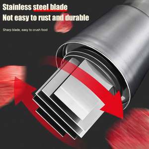 Triturador de Ajo de Acero Inoxidable, Picador de Tomate Manual, Picador de Frutas y Verduras, Accesorios de Cocina para el Hogar - Product Image 2
