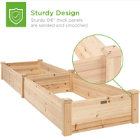 Planteur de lit en bois surélevé, personnalisé, meilleurs choix, pour l'extérieur, jardin, pour légumes