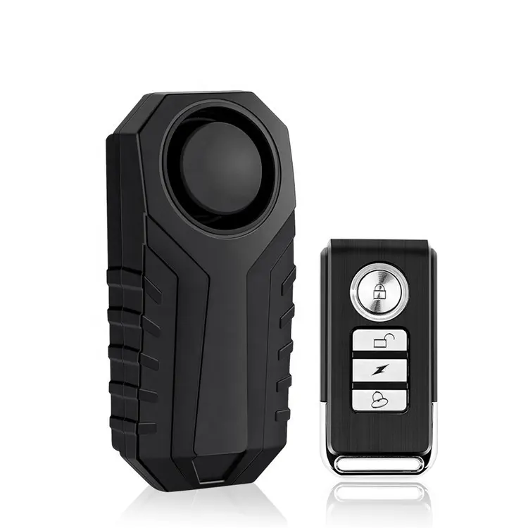 Waterproof High Decibel Wireless Remote Control Anti-Theft Security Vibration Sensor Alarm Bicycle Motorcycle Bike Alarm