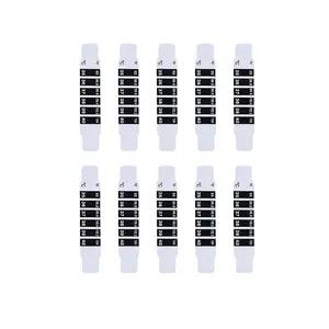 Tira de termómetro de frente de verificación rápida Monitor de banda de cambio de color reutilizable Fiebre y temperatura en Celsius y Fahrenheit