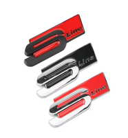 Fournisseur OEM Emblème de Voiture Logo de Marque Métallique Personnalisé Faible MOQ pour Badge Autocollant de Voiture S-Line Accessoires Auto en Gros