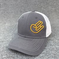 Gorra de béisbol clásica estructurada de 6 paneles con visera ligeramente curvada, malla y bordado 3D, con logotipo personalizado OEM, venta al por mayor de fábrica