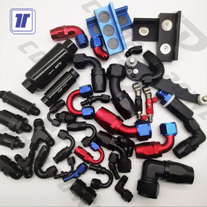 Tuyau Push-on étanche en aluminium AN10 femelle, haute Performance, 120 degrés, verrouillage à embouts - Product Image 4