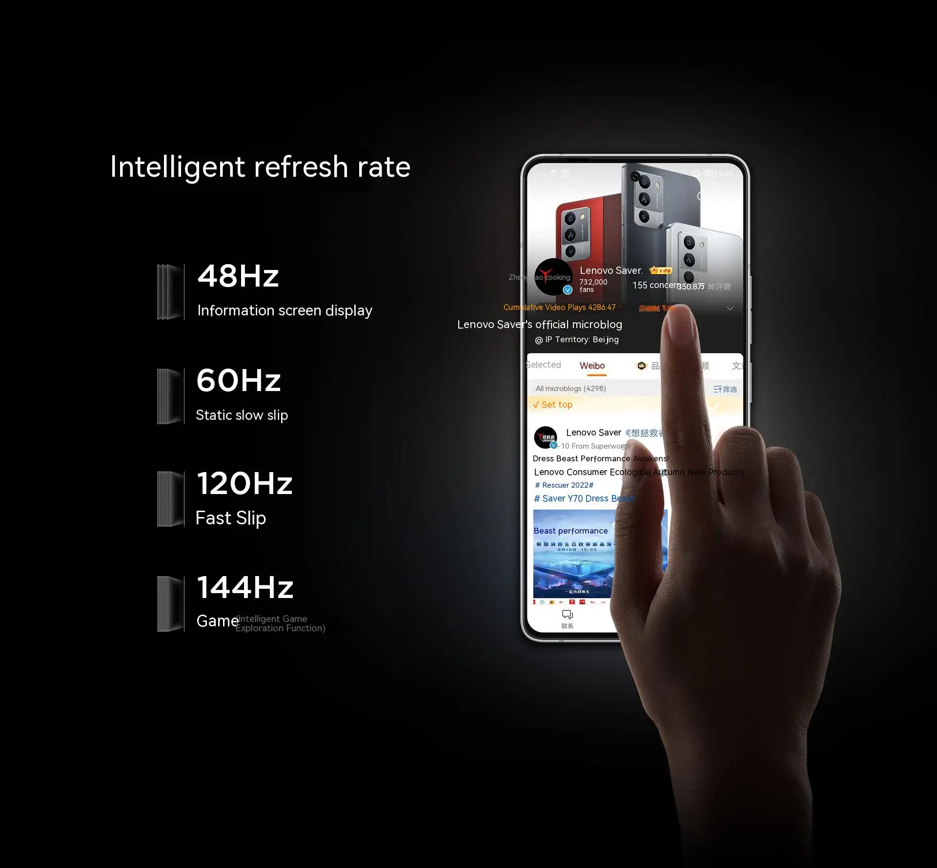 Lenovo Legion Y70 5G Gaming Phone Snapdraon 8+ Gen 1 6.67'' OLED Screen 5100mAh Battery 50MP Main Camera NFC Google Play Store