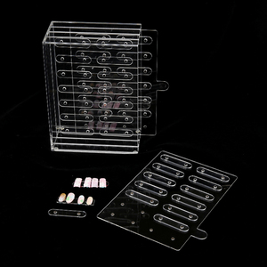 Expositor de Uñas Magnético de Acrílico Transparente, Soporte de Exhibición para Salón, Accesorio de Escritorio, Herramienta para Mostrar la Carta de Colores de Esmalte en Gel - Product Image 2