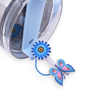 Tapa de Silicona para Pajita con Forma de Mariposa de Nuevo Diseño, Tapa Antipolvo Personalizada, Adecuada para Accesorios de Bar y Regalos Promocionales - Product Image 3