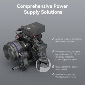 Nhỏ Rig magicfiz không dây Follow Focus Handgrip Kit Ống Kính Tập trung kiểm soát với Receiver động 3782 - Product Image 5