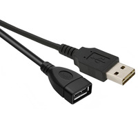 Cable de Extensión USB a Macho a USB a Hembra Reversible, Cable de Datos USB 2.0 con Conector de Doble Cara