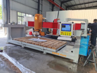 Nueva Máquina de Corte CNC de 4 Ejes de Alta Eficiencia Personalizable, Tipo Puente, para Mármol, Cuarzo y Granito