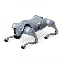 Robot Anjing Empat Kaki Unitree Go2 Air Pro AI dengan LiDAR 4D, Kontrol Suara, dan Remote Aplikasi untuk Hiburan Rumah