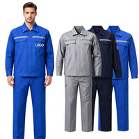 Uniformes de Trabajo Antiestáticos al por Mayor, Chaquetas y Pantalones de Trabajo Cómodos de Algodón Reflectante de Alta Visibilidad para Ingenieros y Mecánicos de Automóviles