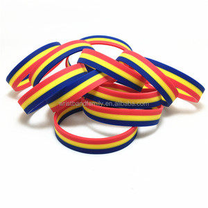 <strong>2026</strong> <strong>Trending</strong> <strong>Product</strong> Three Layers Romania Bracelet En Silicone Personnalisable - Product Image 4