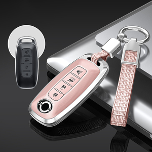 Étui de protection rigide en ABS pour clé de voiture <span class=keywords><strong>Nissan</strong></span> Sylphy TIIDA X-TRAIL Qashqai KICKS Teana ARIYA, <span class=keywords><strong>porte</strong></span>-clés, sac à clés - Product Image 1