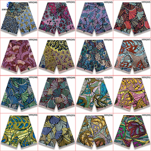 Tessuto in Cotone <span class=keywords><strong>100</strong></span>% con Stampa Wax Dorata e Bellissimi Ricami Nuovi per Cucire Abiti, Tende e Coperture per Ragazze e Ragazzi - Product Image 6