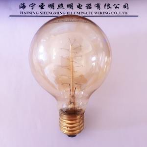 E26 E27 B22 Filamento de tungsteno Vintage Antiguo G80 Edison <span class=keywords><strong>Bombilla</strong></span> 40 vatios 60 vatios <span class=keywords><strong>Bombilla</strong></span> vintage - Product Image 2