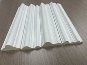 OEM nhà máy hiện đại trong nhà <span class=keywords><strong>PS</strong></span> trắng bọt Ốp chân tường mouldings pre-cắt Polystyrene ván chân tường đúc cho khách sạn ứng dụng - Product Image 4