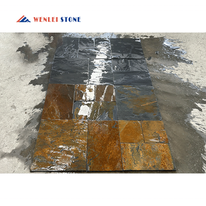 Engranzamento montado <span class=keywords><strong>Rusty</strong></span> <span class=keywords><strong>Slate</strong></span> Pavimentação Stone-Fácil instalar para Garden Path - Product Image 3