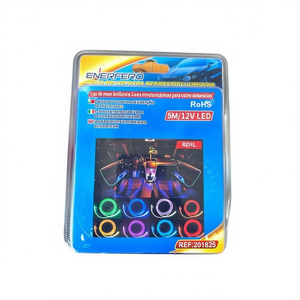 Enerfero Led Strip Light 5M 12V Blue <b>Car</b> <b>Interior</b> Decoration RoHS Compliant - Product Image 2