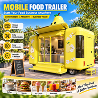 Camion de restauration commercial entièrement équipé, cuisine mobile, remorque alimentaire, camionnette de concession pour café, glaces et restauration rapide pour les entreprises