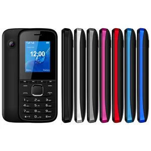 2024 Nhà Máy Giá Thấp Giá Rẻ Cơ Bản Điện Thoại 1.77 Inch Dual Sim Thanh Điện Thoại Di Động 2G GSM Hỗ Trợ MP3/MP4 FM Máy Ảnh