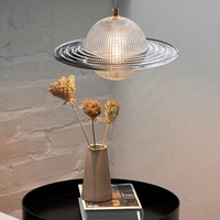 Mini lampe suspendue en verre planète, éclairages créatifs pour l'étude et la salle à manger JY9127