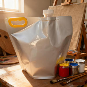 Bolsa de Aluminio con Boquilla, Resistente a la Corrosión, Portátil, Tipo Bolso, para Recubrimiento Adhesivo, Líquido Químico - Product Image 5