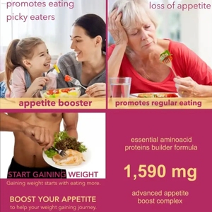 Private Label Mulvitiamin Gommes de gain de poids <span class=keywords><strong>pour</strong></span> les femmes Supplément de <span class=keywords><strong>vitamine</strong></span> Booster d'appétit - Product Image 3