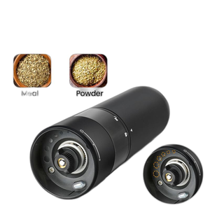 Wholesale USB Rechargeable Pepper Mill with Led Light Adjustable Salt and Pepper <b>Grinder</b> Set Electric Spice <b>Grinder</b> for Home - Product Image 4