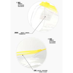 Chen & Guang A4 Transparent PVC Storage <b>Bag</b> Zipper Office <b>Document</b> <b>Bag</b> 94552 Reusable Classroom Desk Use - Product Image 1