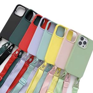 เคสโทรศัพท์ซิลิโคนแบบสายคล้องคอ รุ่นปี 2023 สำหรับ iPhone 6 7 8 11 13 12 14 Pro Max XS PLUS SE - Product Image 2