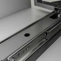 Artsteel Panier coulissant à 4 niveaux en alliage d'aluminium finition noyer, robuste et écologique, pour armoire de cuisine